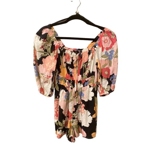 NWT Jessica Simpson Alena Keyhole Romper. size X-Small - Picture 2 of 7